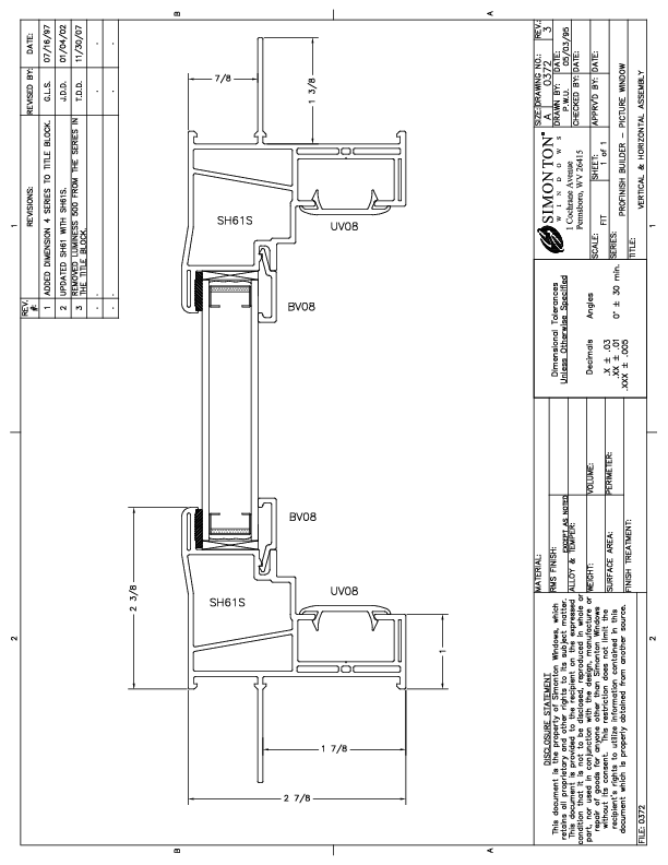 PFB PW NC CAD Drawing