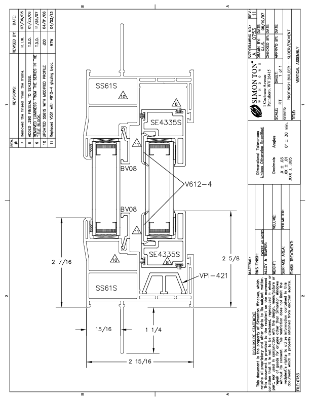 PFB 2-LT SL NC CAD Drawing