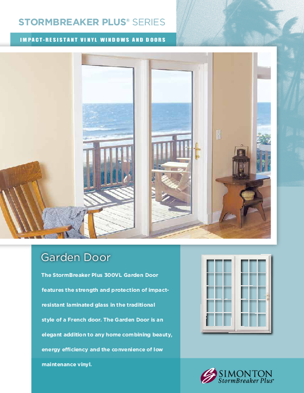 StormBreaker Plus Garden Door Flier