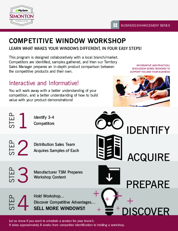 Competitive Workshop Flyer Simonton