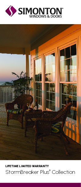 Simonton StormBreaker Plus Warranty