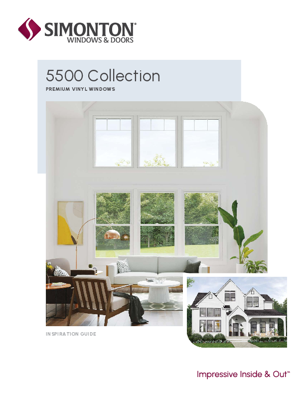 Simonton 5500 Inspiration Brochure