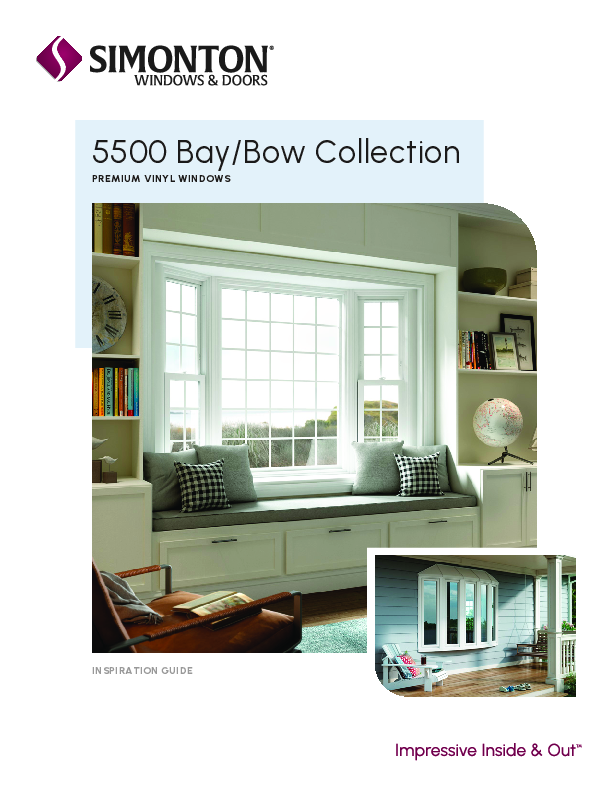 Simonton 5500 Bay & Bow Brochure