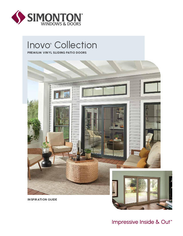 Simonton Inovo Patio Doors Brochure